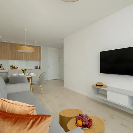 Apartment Seaside Whiteblue I Sauna & Fitness & Bawialnia Dla Dzieci & Rowerownia - W Cenie Pobytu