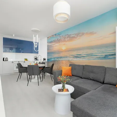 Apartment Seaside Whiteblue I Sauna & Fitness & Bawialnia Dla Dzieci & Rowerownia - W Cenie Pobytu