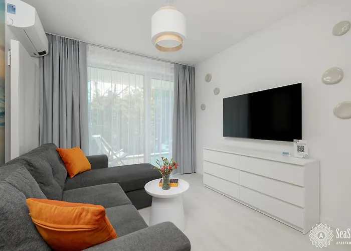 Apartamento Whiteblue I Seaside Ul Konopnickiej Sauna & Fitness & Bawialnia Dla Dzieci & Rowerownia - W Cenie Pobytu